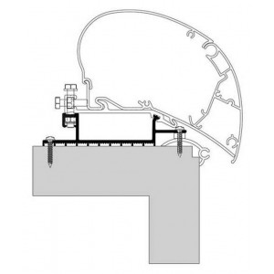 Thule Omnistor 6200/9200 Adapter for Motorhome Flat Roof, 4 pieces