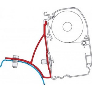 Fiamma F45/F45S Awning Mounting Kit Renault TRAFIC/Vauxhall VIVARO