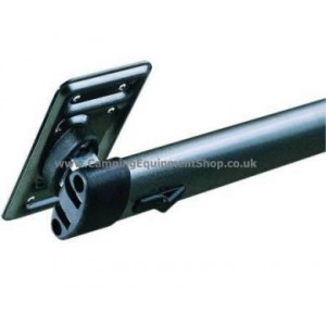Table Leg Folding Silver 675mm