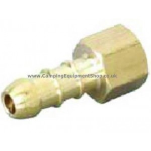 Hose nozzle, 1/4" BSP female to 8mm (5/16”) hose