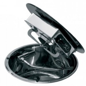 CAN 1 Burner Round Sink and tap Folding Unit With Lid 300MM