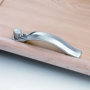 Froli Cupboard Handle With Side Lock Button 150mm for Motorhome Cabinet.