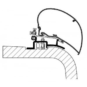 Omnistor Awning Installation Kit Ducato-Jumper-Boxer - serie 6 - set -