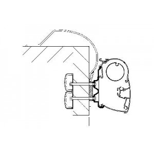 Omnistor Awning Adapter Adapter Arca 2009 - serie 5 - 4.00m Omnistor 50501300
