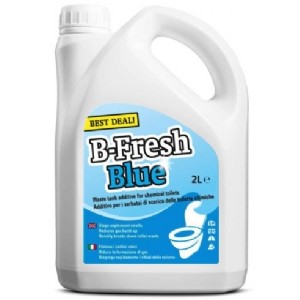 B-fresh 2ltr Blue Toilet Fluid Box X 4