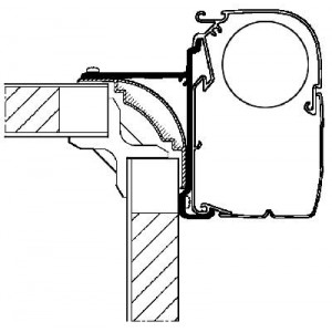 Omnistor Awning Adapter Laika Ecovip + Rexosline - set Omnistor 50510800