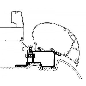 Omnistor Awning Installation Kit Mercedes Sprinter / VW Crafter Omnistor 50600900