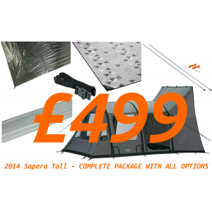 Vango Sapera Tall PACKAGE (2014 Model Clearance)