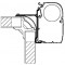 Omnistor Awning Adapter Laika Ecovip + Rexosline - 4.50m Omnistor 50510845