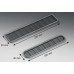 Froli Silver Rectangular Vent 205 x 40mm
