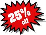 25% discount
